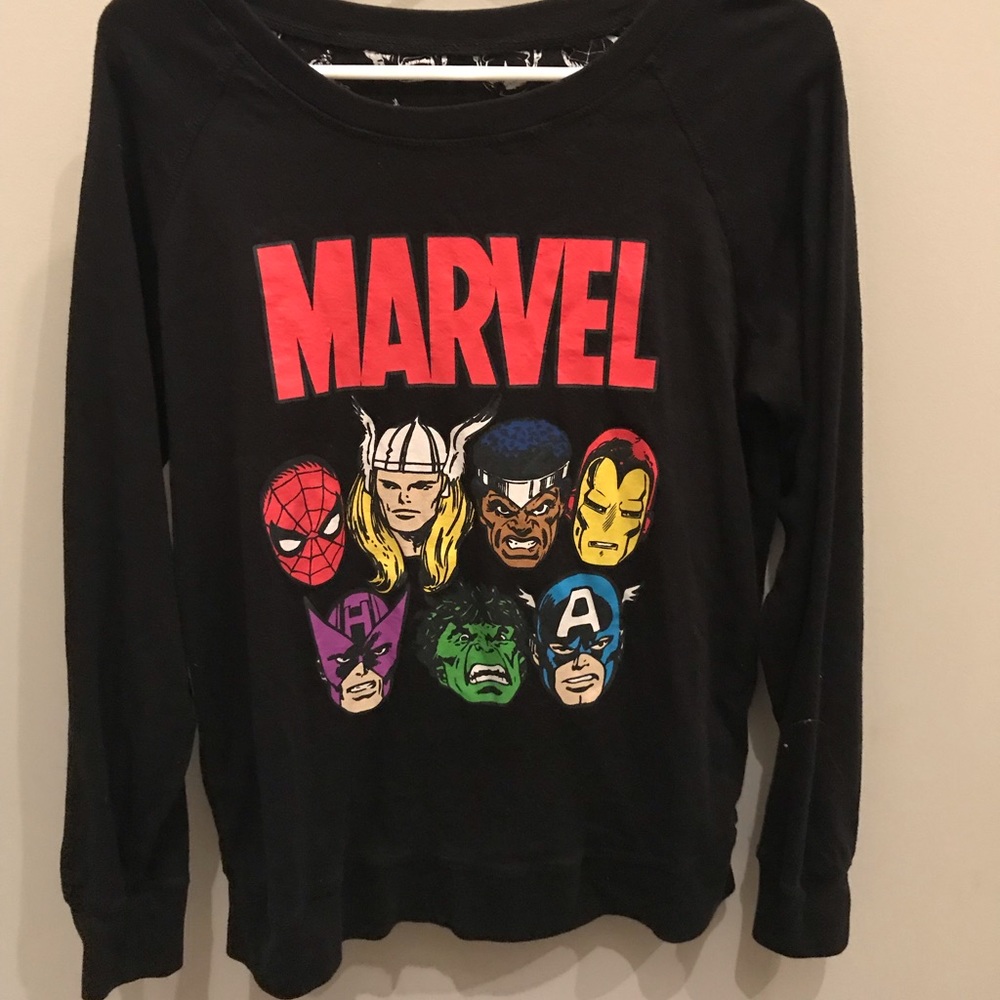 Marvel reversible women’s sweatshirt size M/L